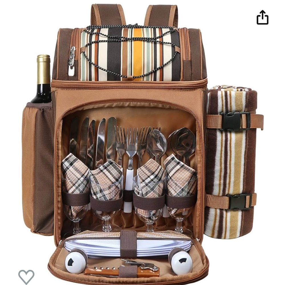 Amazing Picnic backpack cooler for 4 people
